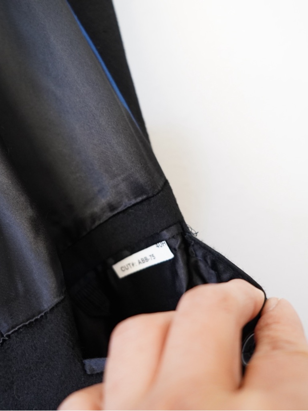 Loro Piana Nordstrom Classic Black Wool Storm System Overcoat Trench Coat 40R - Picture 9 of 13